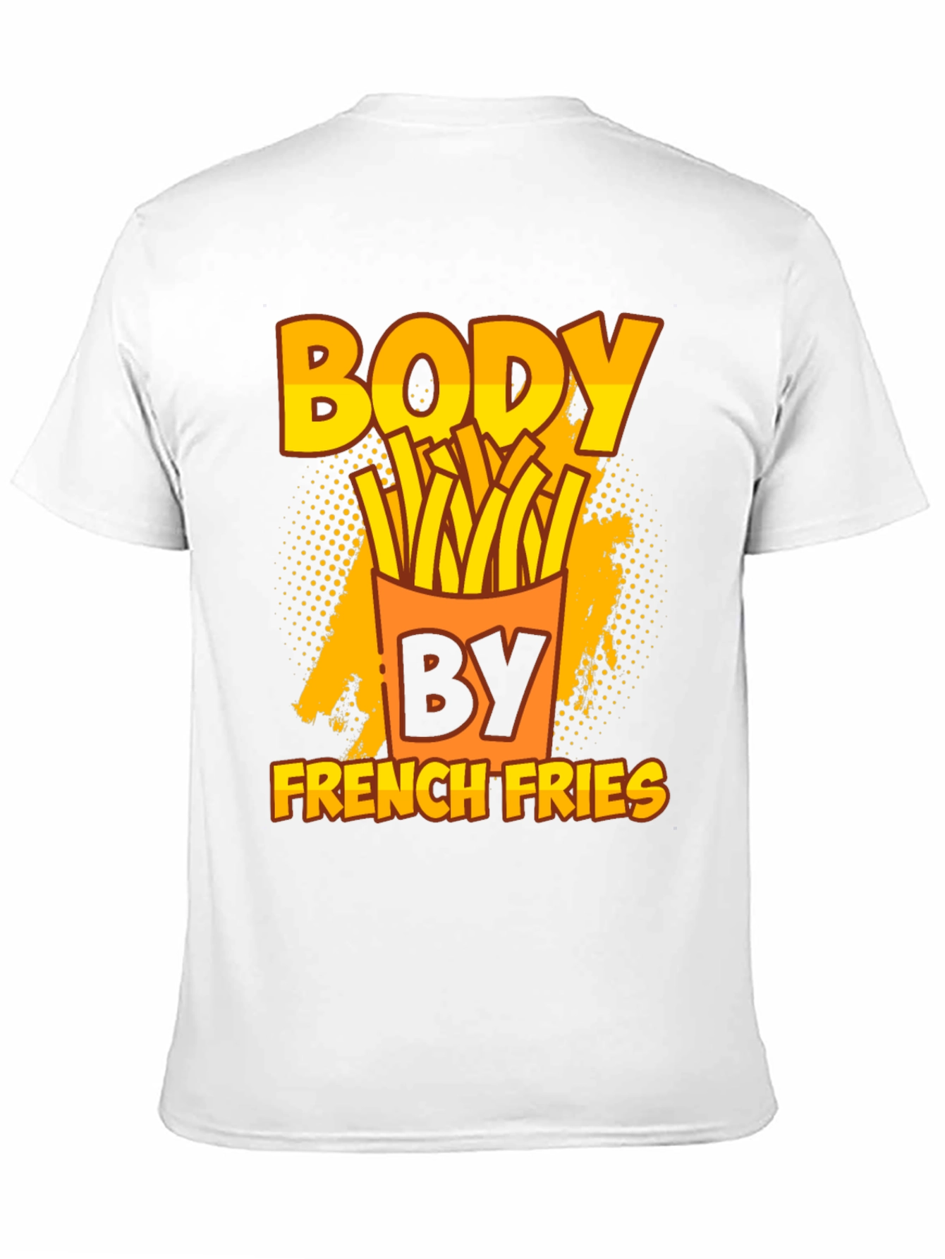 Black Body By French Fries T-Shirt view 11