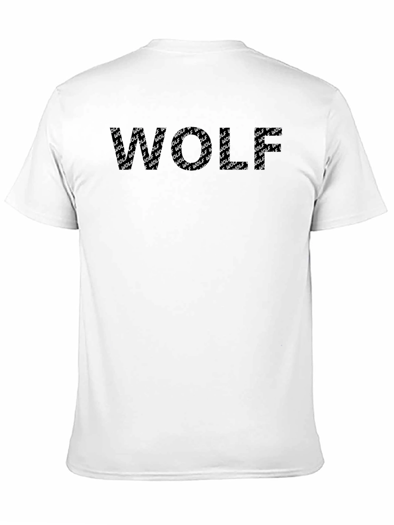 Black Black Wolf Graphic Print Tee - Men's view 11