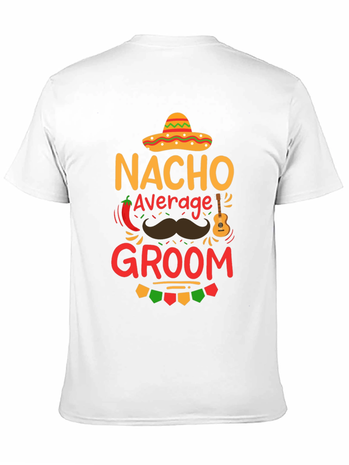 Black Nacho Average Groom Graphic Tee view 11