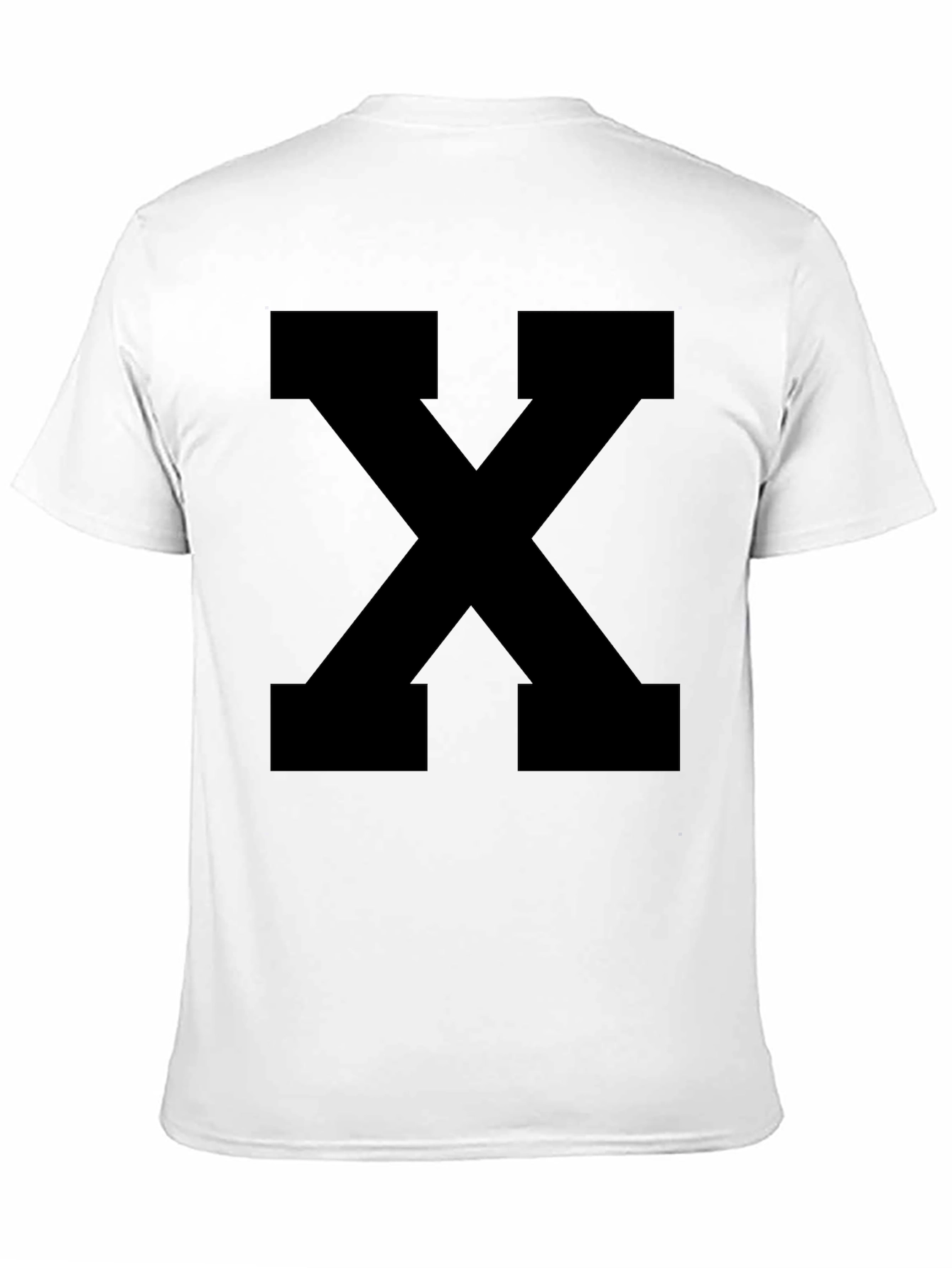 Black Bold Black "X" Graphic Tee - Casual Style view 11