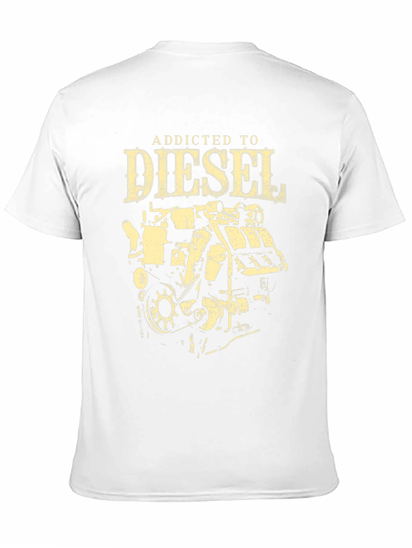 Black Addicted to Diesel T-Shirt view 11