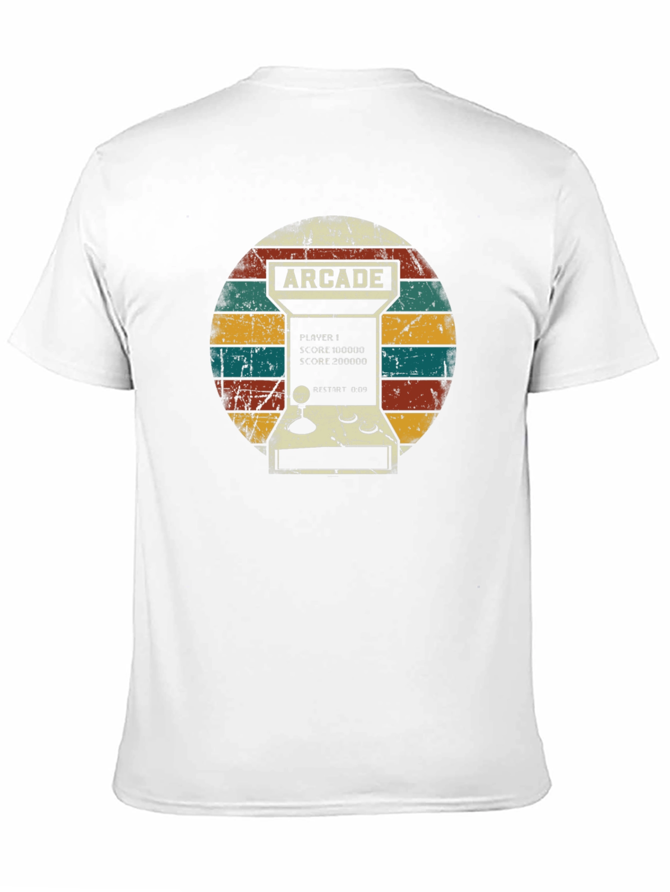 Black Retro Arcade Game T-Shirt - Vintage Gamer Style view 11