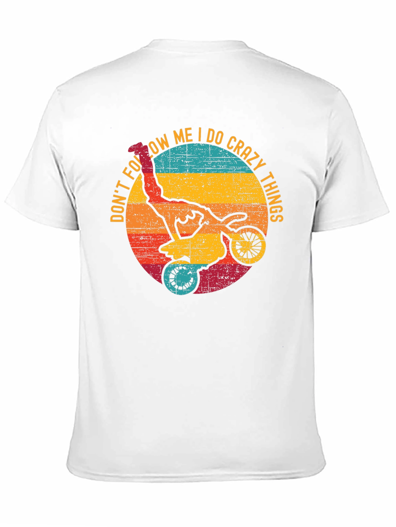 Black Crazy Things Motorcycle T-Shirt view 11