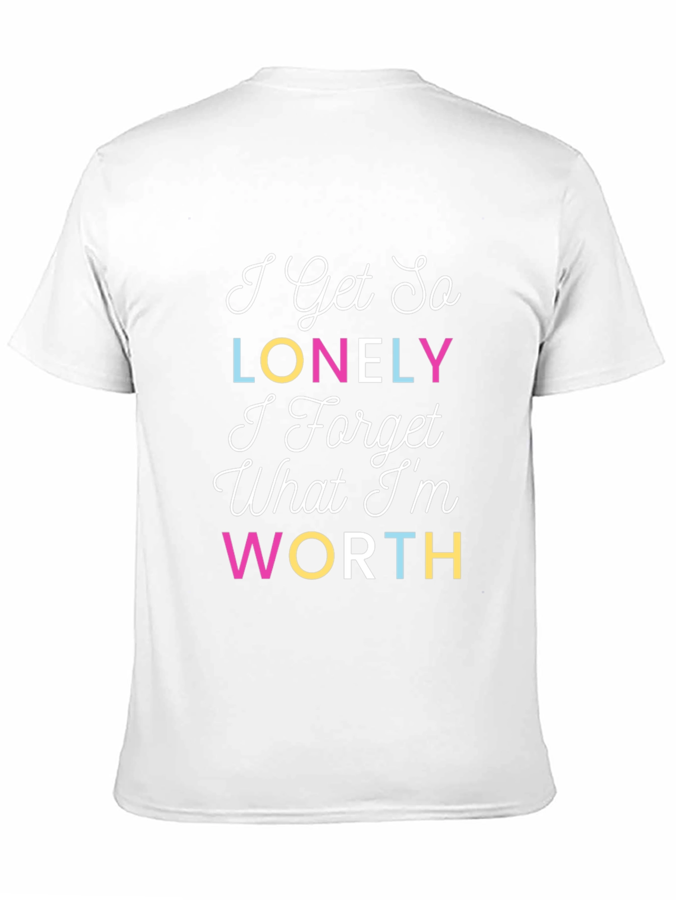 Black I Get So Lonely Graphic Tee - Black view 11