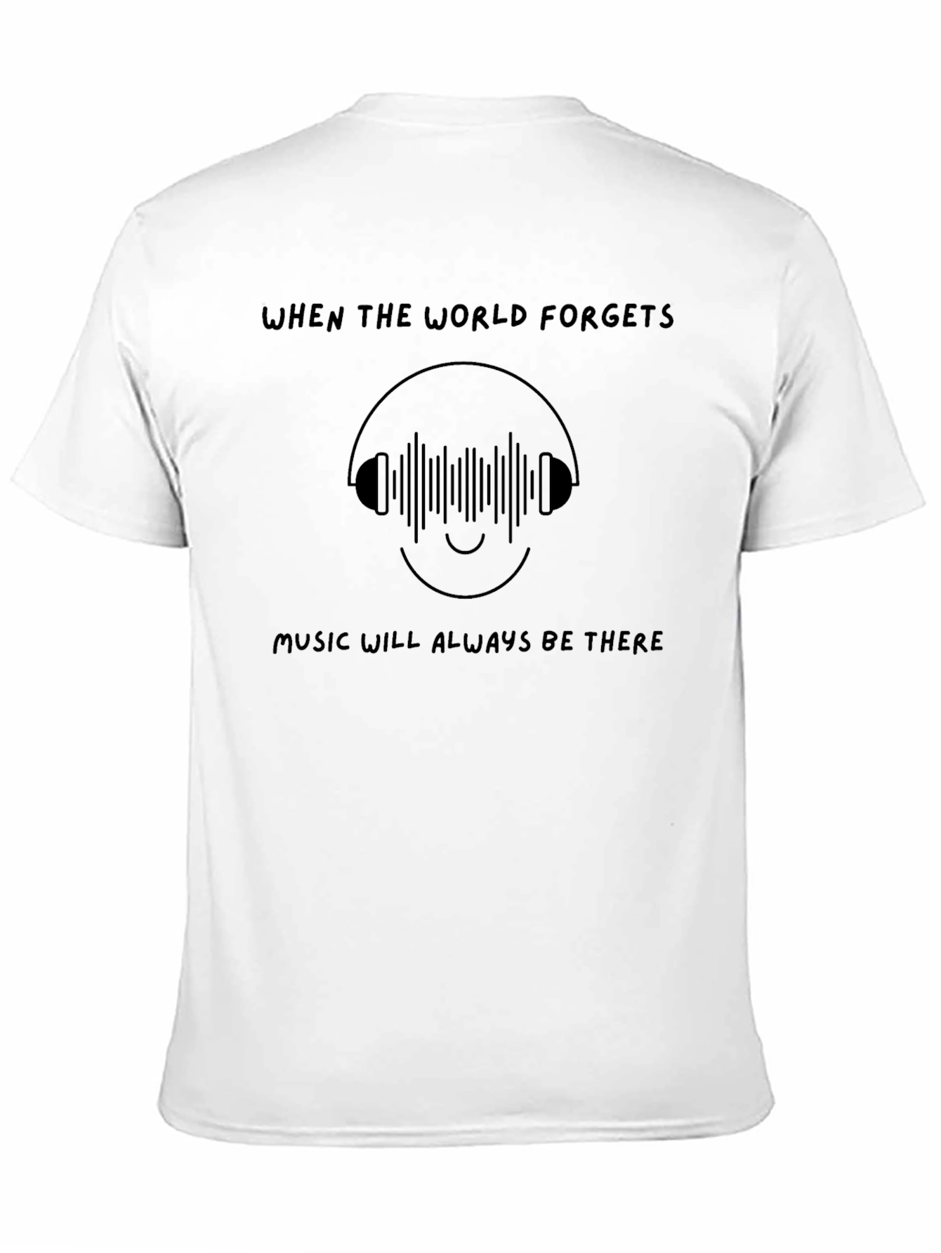 Black Music is Always There Graphic Tee - Unisex Black T-Shirt view 11