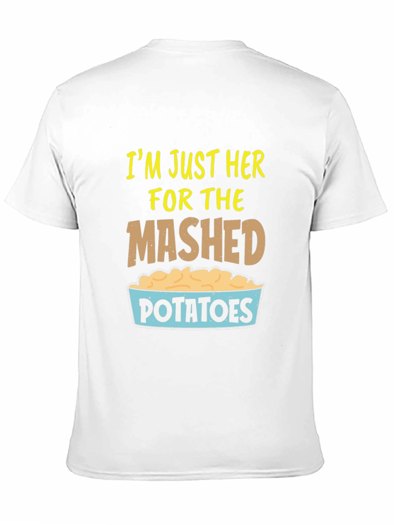 Black Mashed Potatoes Graphic T-Shirt, Foodie Tee view 11