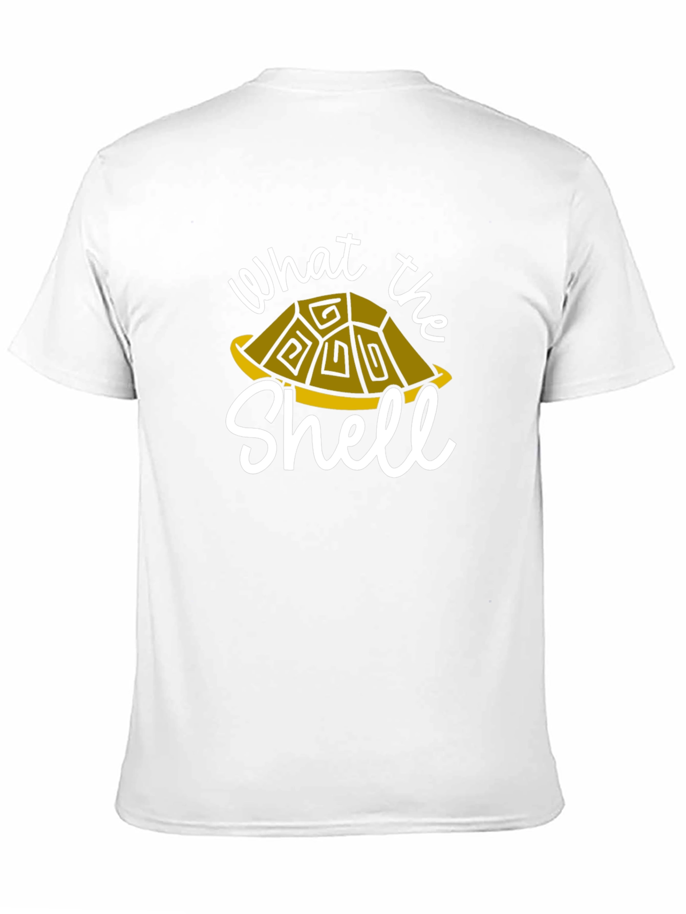 Black What the Shell T-Shirt - Turtle Graphic Tee view 11