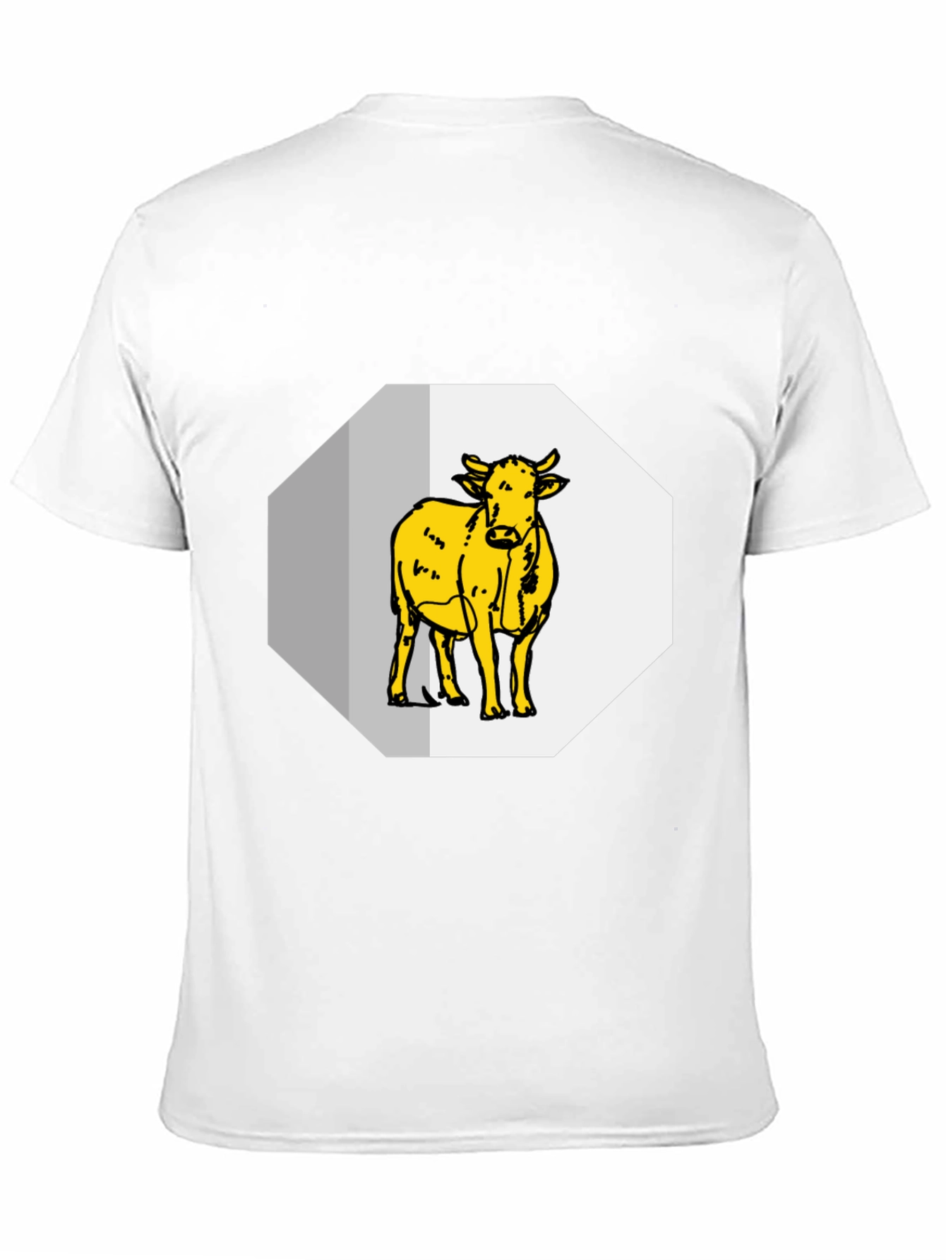 Black Cow Graphic Tee - Black Cotton Blend view 11