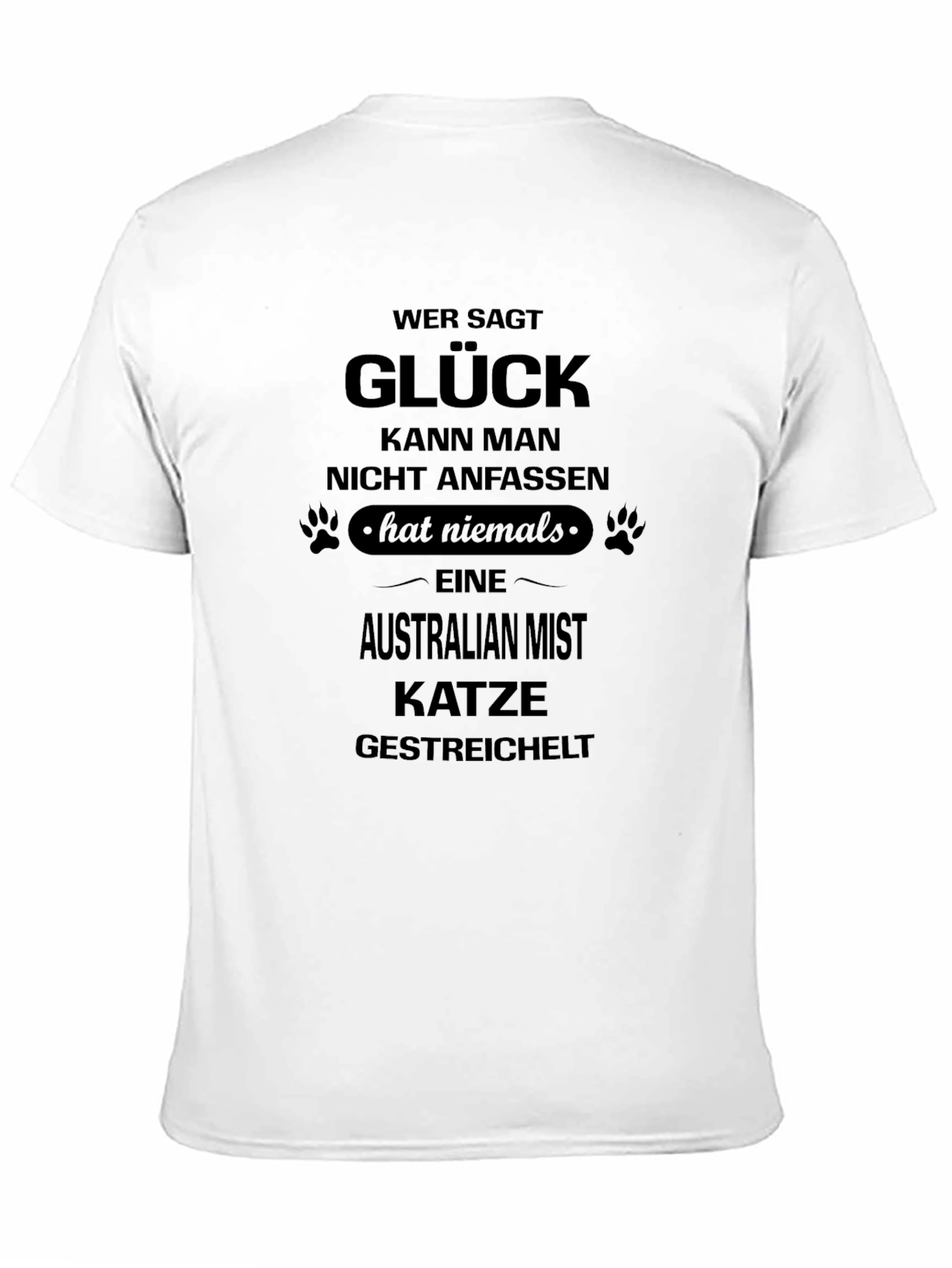 Black Australian Mist Cat Glück T-Shirt view 11