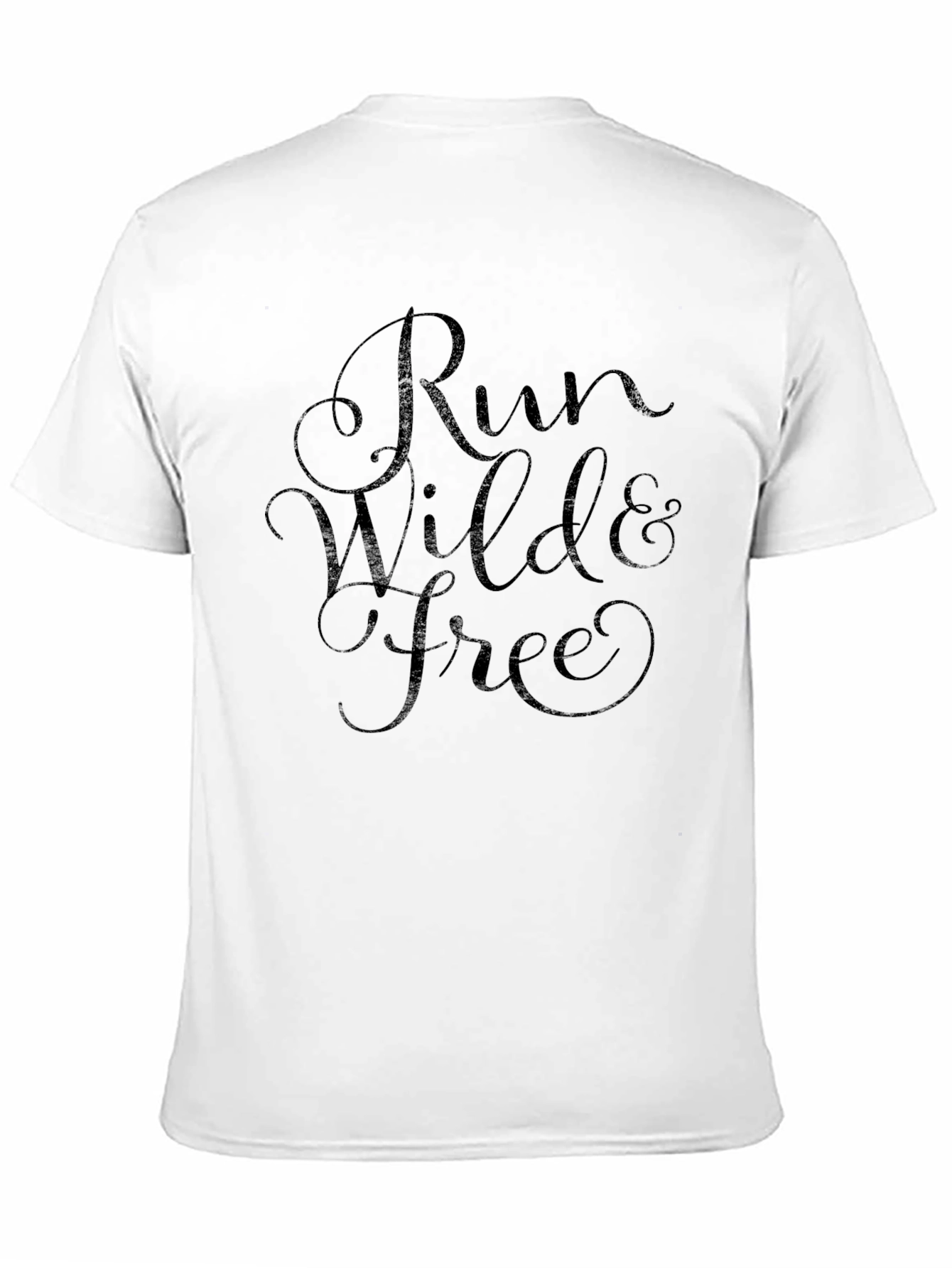 Black Run Wild & Free Graphic Tee view 11