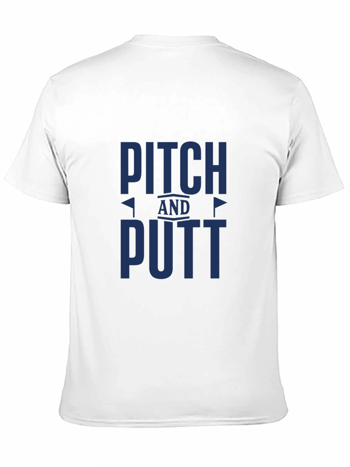Black Pitch and Putt Golf T-Shirt view 11