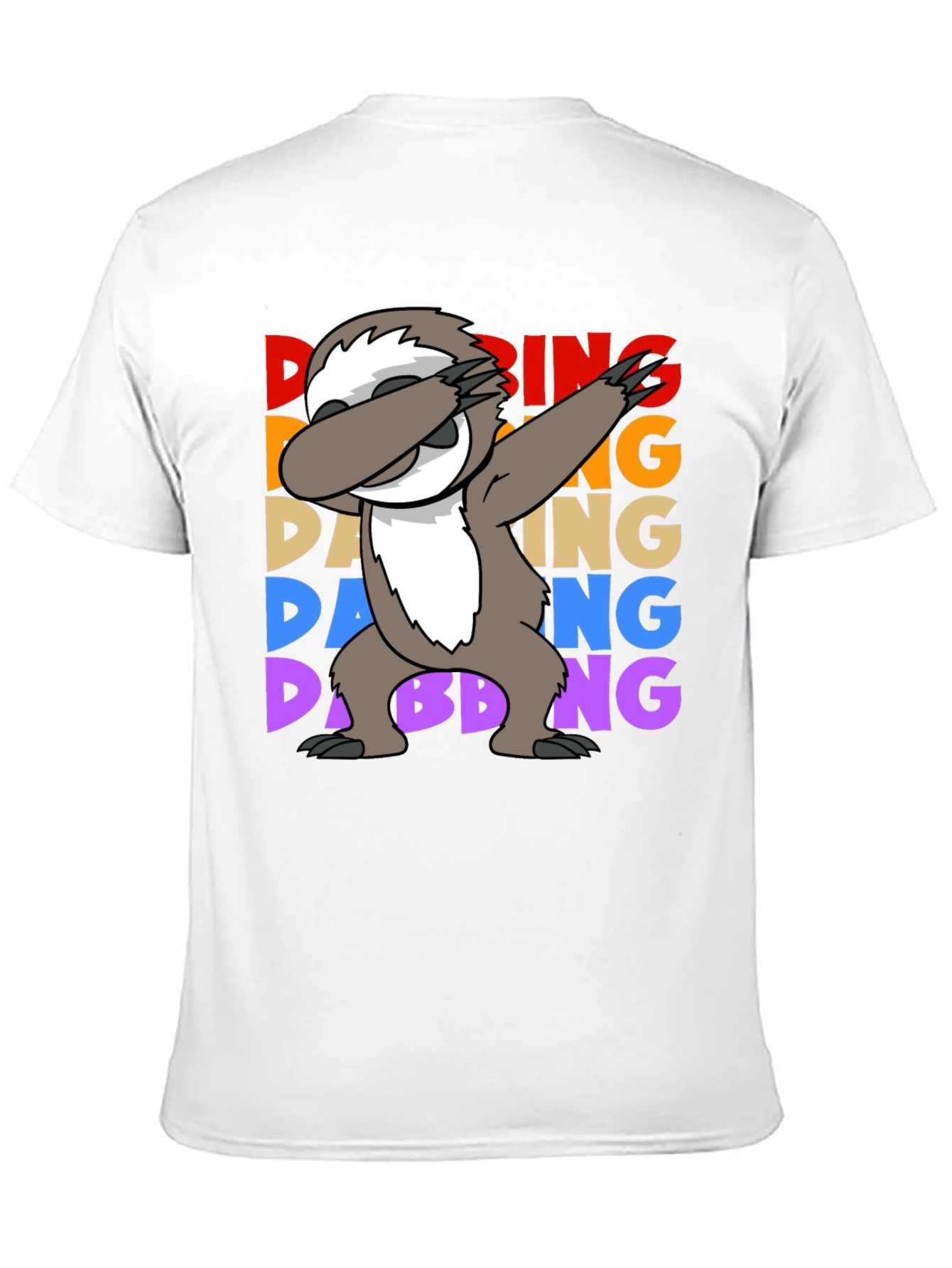 Dabbing Sloth Graphic Tee - Funny Sloth Lover Shirt - 11