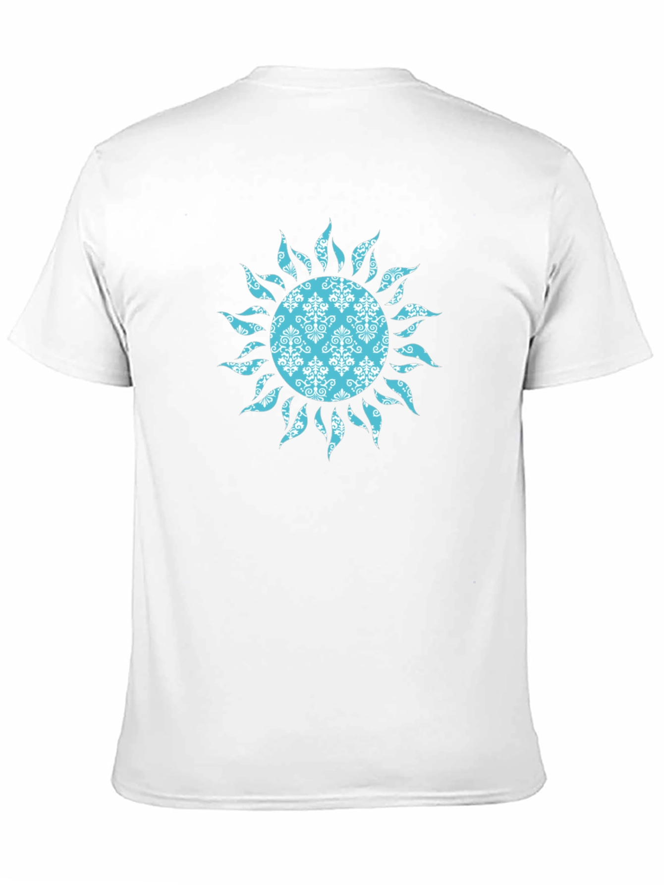 Black Boho Sun Graphic T-Shirt - Black view 11