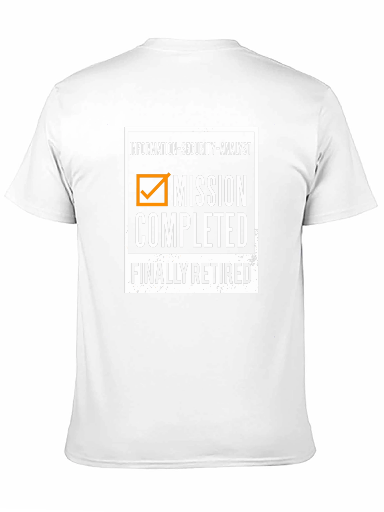 Black Retired Information Security Analyst T-Shirt view 11