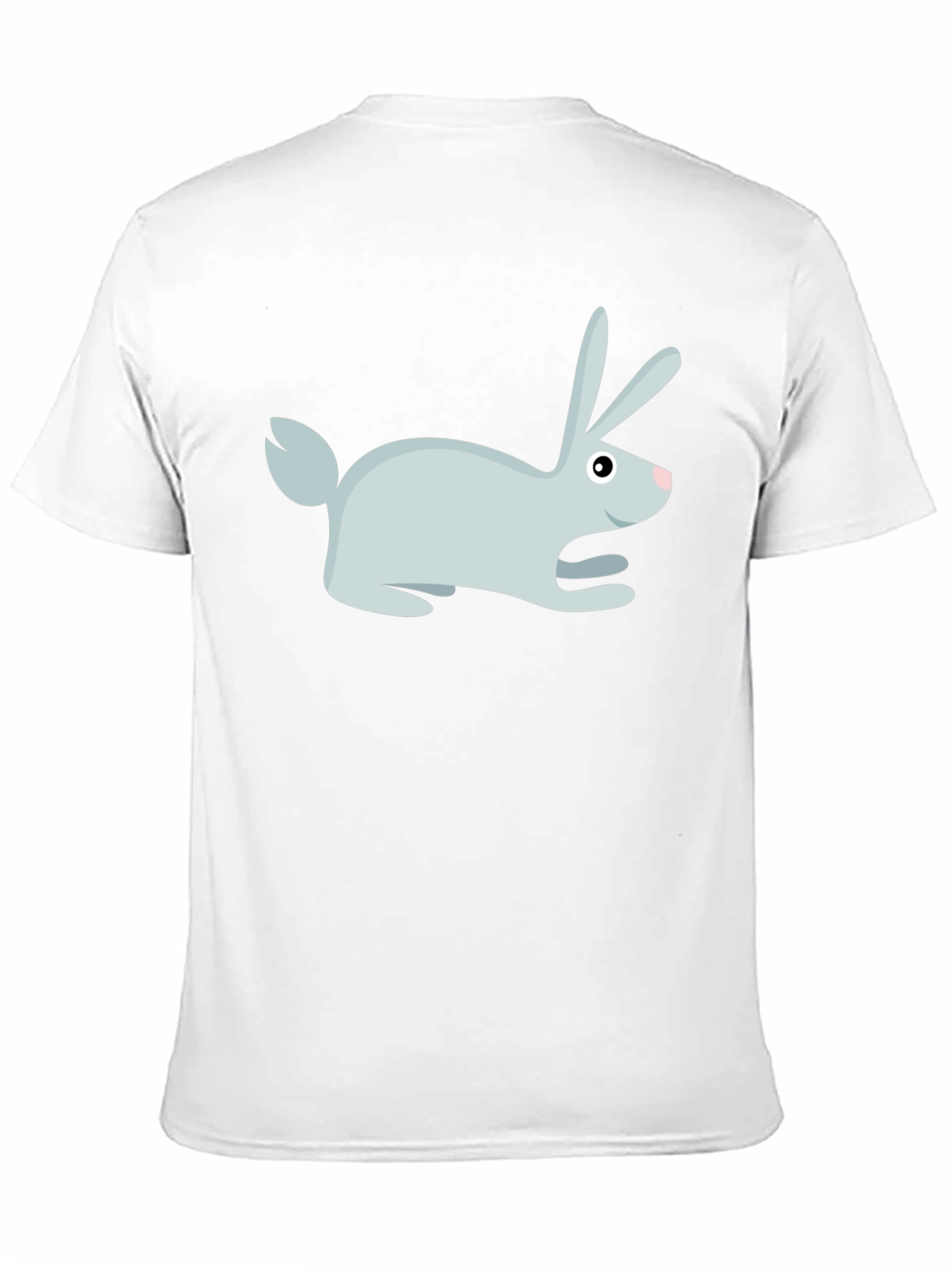 Black Rabbit Graphic Print Crew Neck T-Shirt view 11