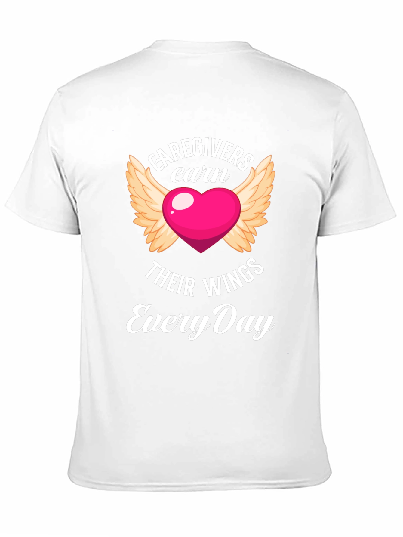 Black Caregivers Earn Their Wings T-Shirt view 11
