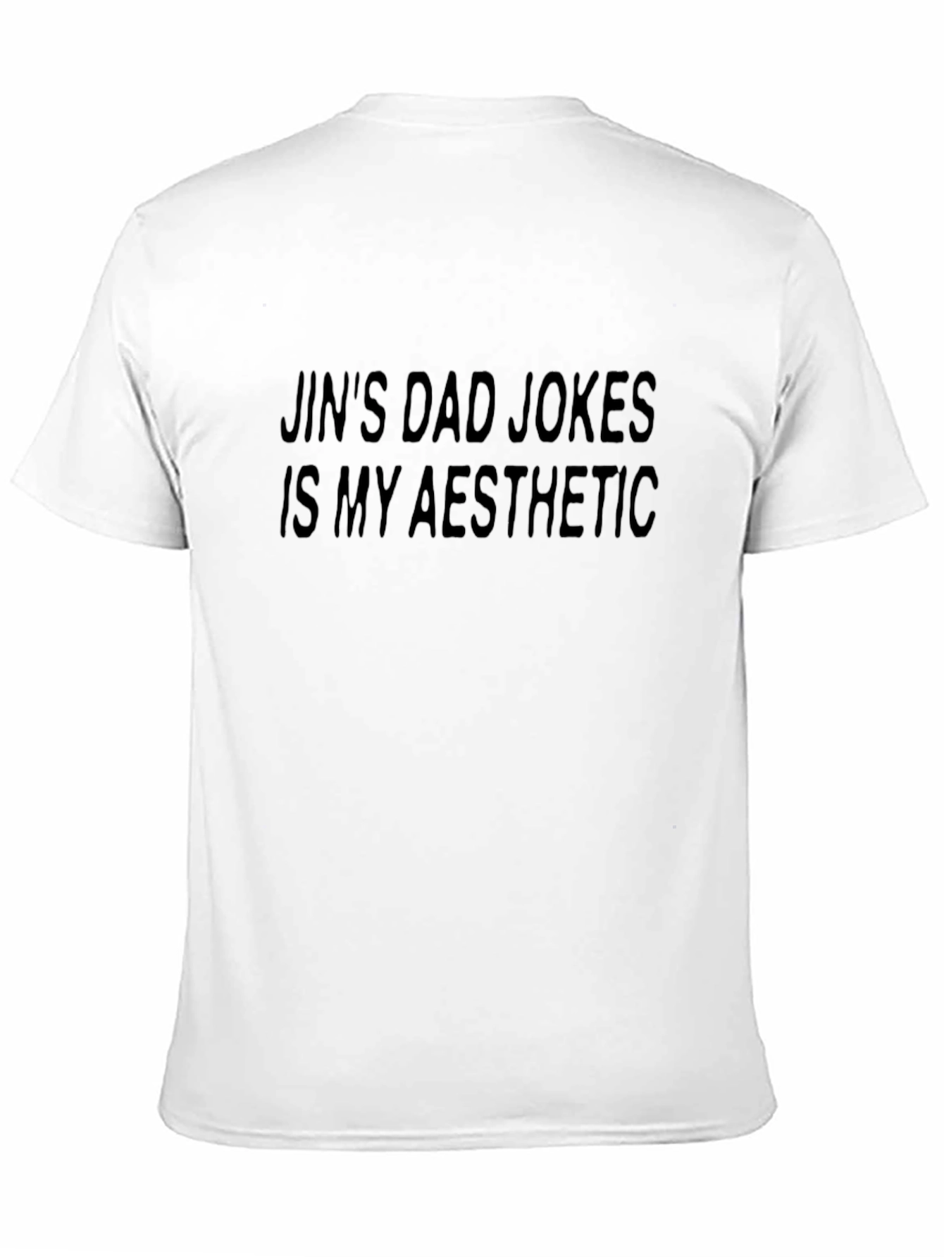 Black Jin's Dad Jokes Aesthetic Graphic Tee view 11