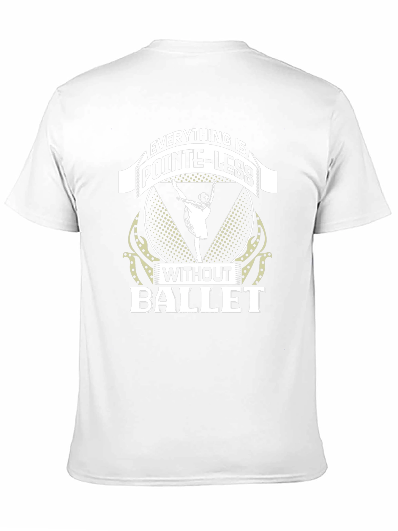 Black Pointe-Less Ballet T-Shirt: Dance Passion Apparel view 11