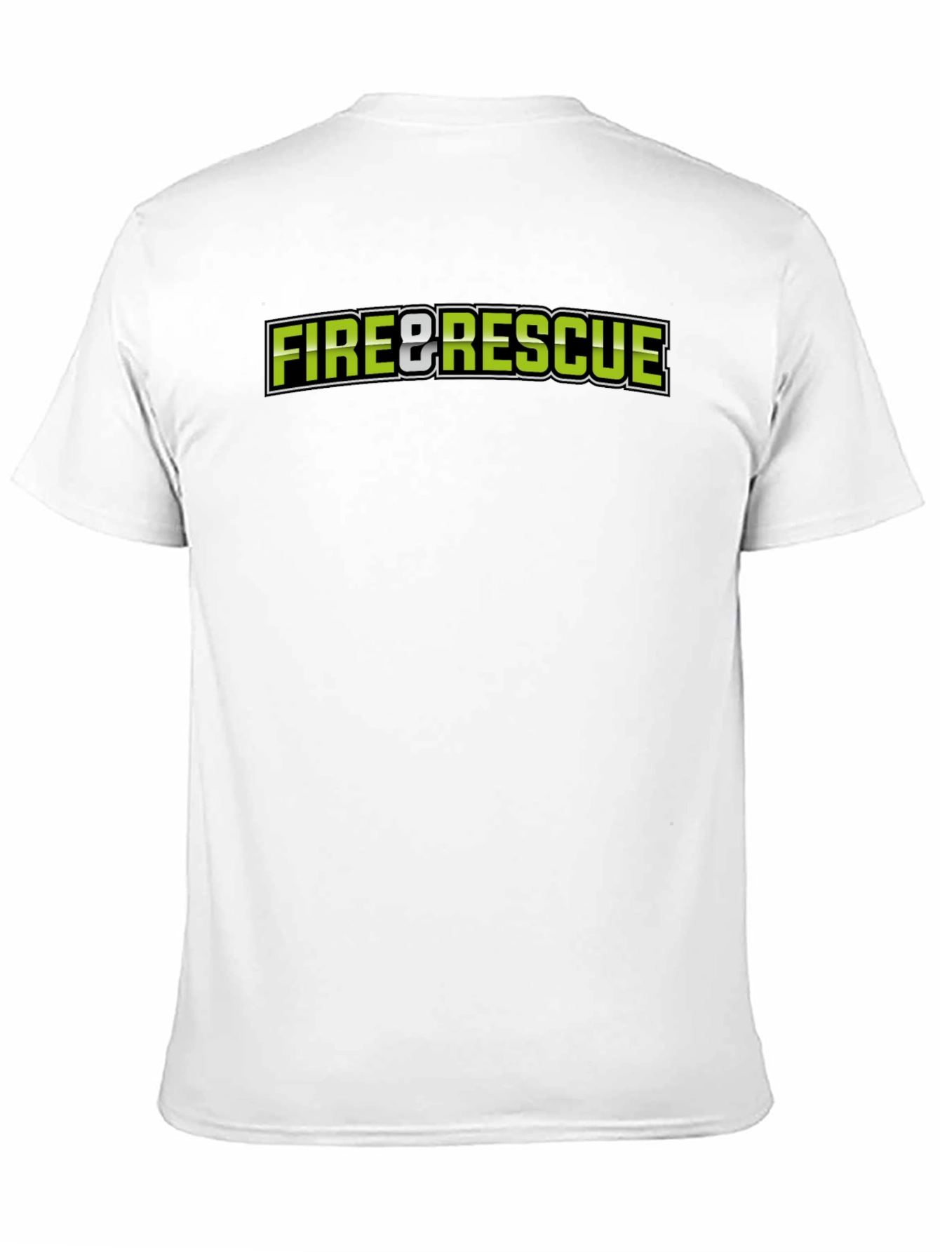Black Fire & Rescue Black Graphic T-Shirt view 11