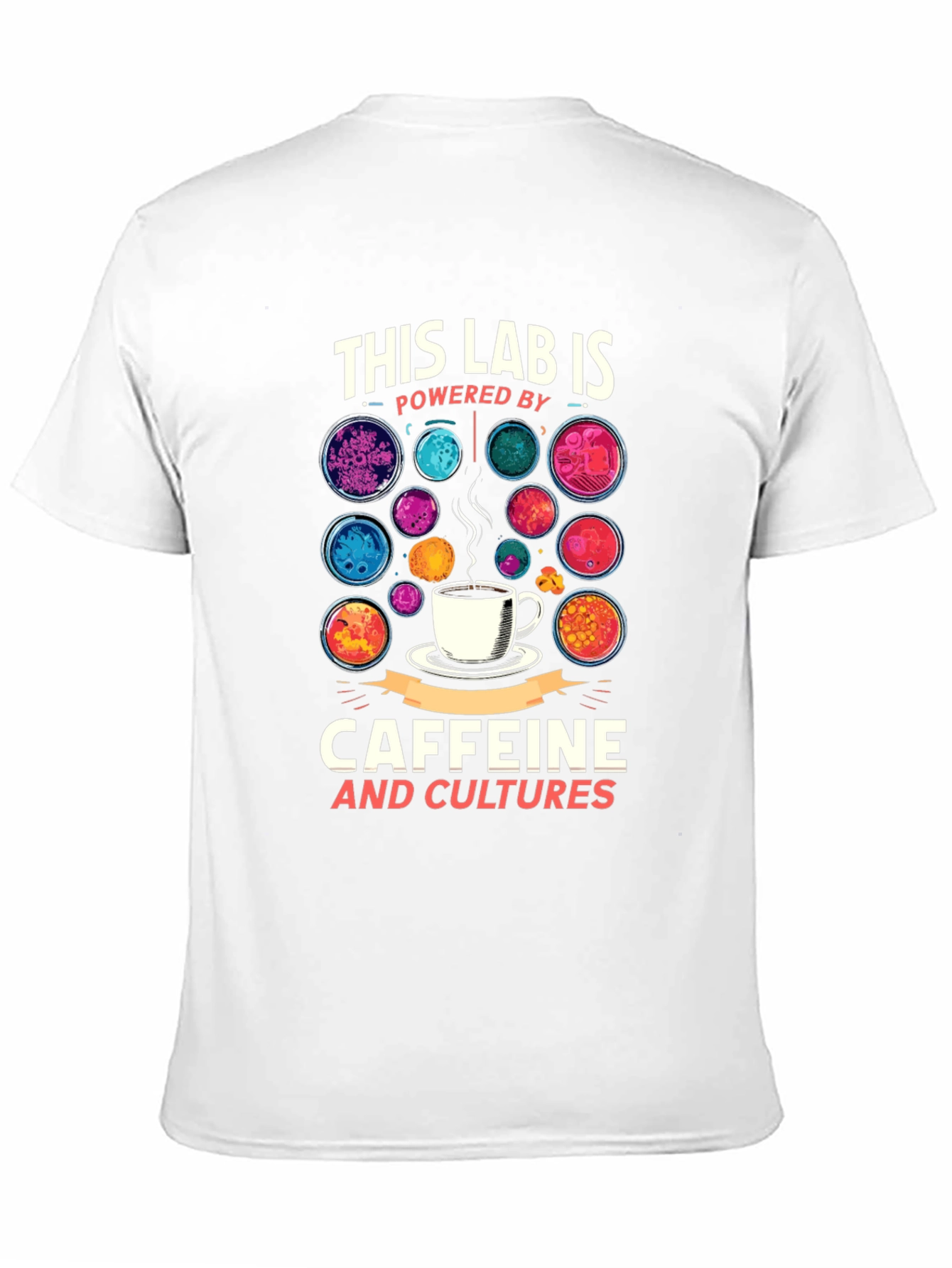 Black Lab Powered by Caffeine and Cultures Graphic Tee view 11