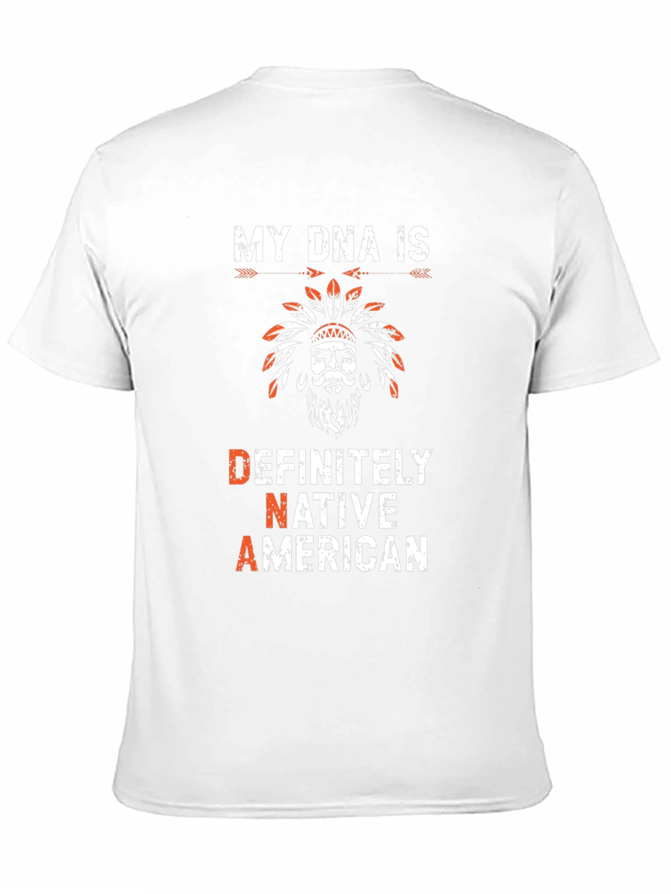 Black Native American DNA T-Shirt view 11
