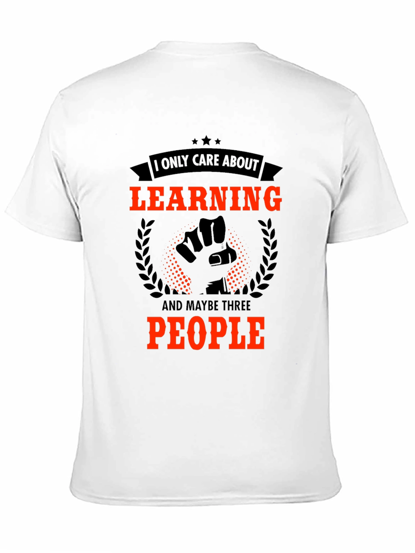 Black Learning Graphic Tee - I Only Care About... view 11