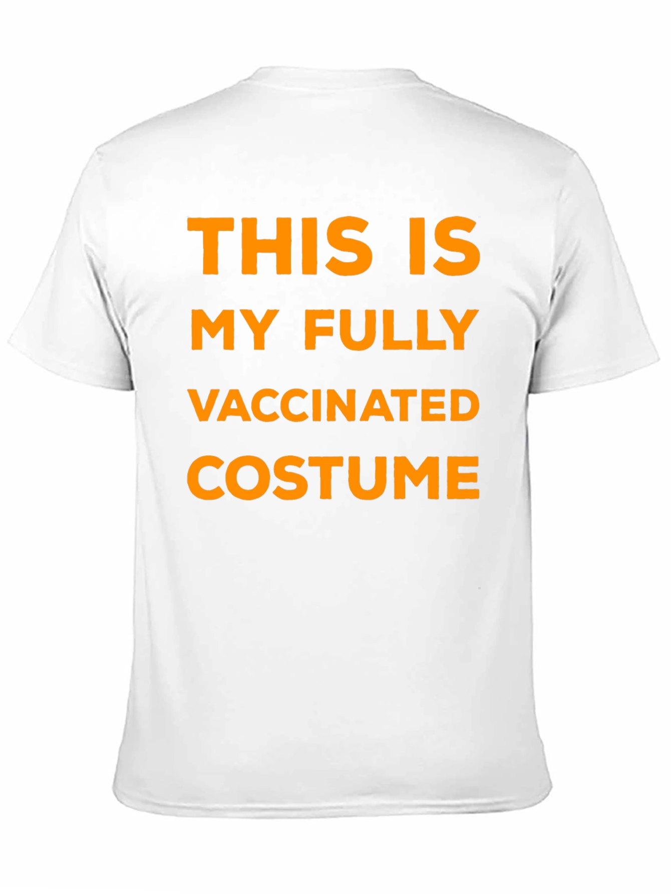 Black Fully Vaccinated Costume T-Shirt - Funny Halloween view 11