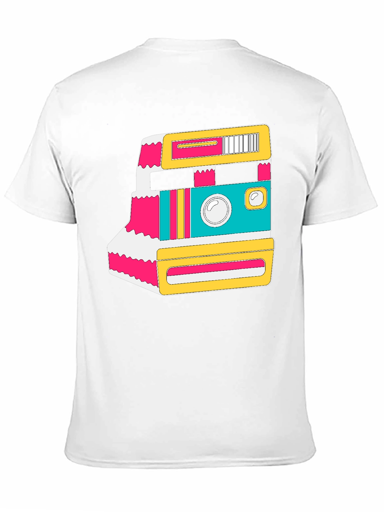Black Retro Camera Graphic Tee - Black T-Shirt view 11