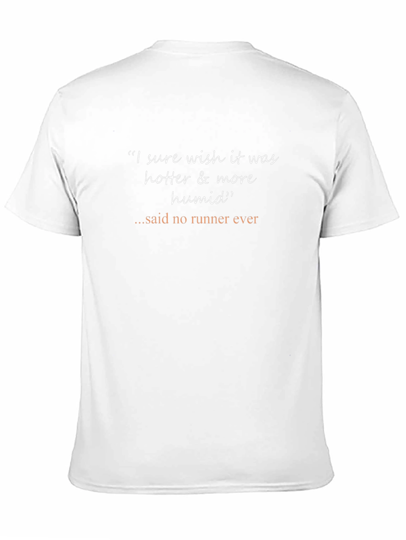 Black Funny Runner T-Shirt: I Wish it Was Hotter view 11