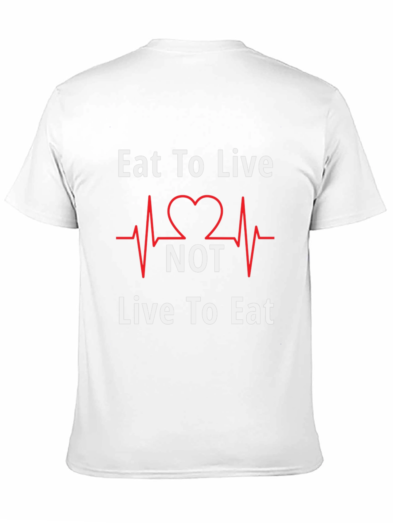 Black Eat to Live T-Shirt view 11