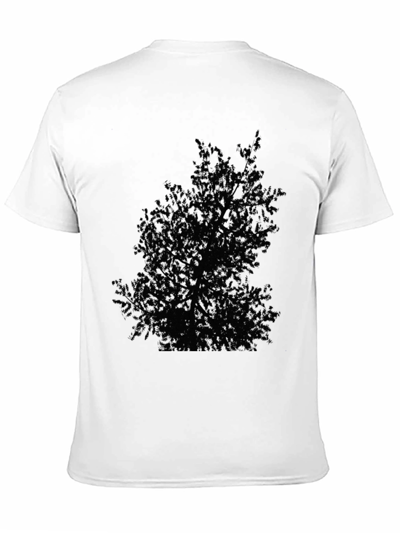 Black Black Tree Graphic Tee - Nature Inspired T-Shirt view 11