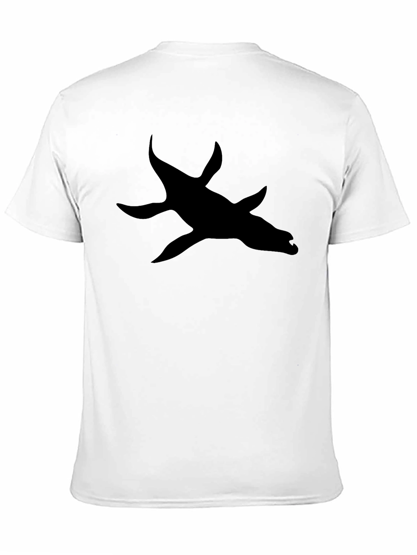 Black Black Plesiosaur Graphic Tee - Sea Monster Shirt view 11