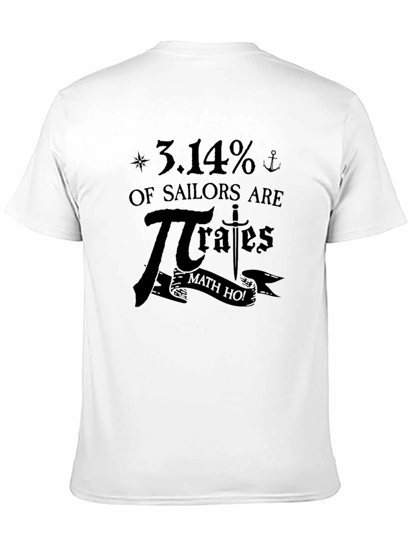 Black Math Pirate T-Shirt - 3.14% of Sailors view 11