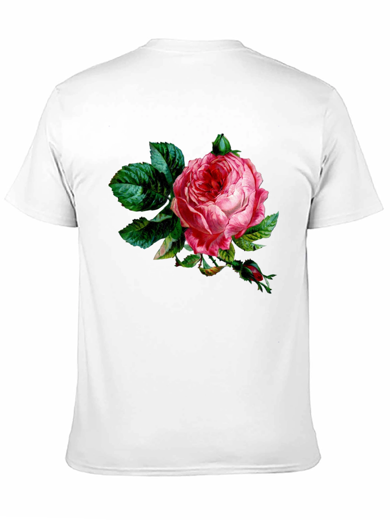 Black Rose Graphic Black T-Shirt view 11