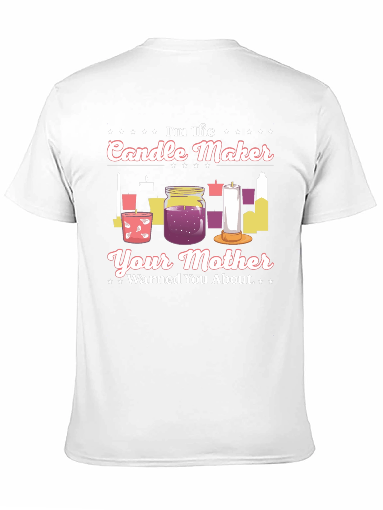 Black Candle Maker T-Shirt - Novelty Graphic Tee view 11