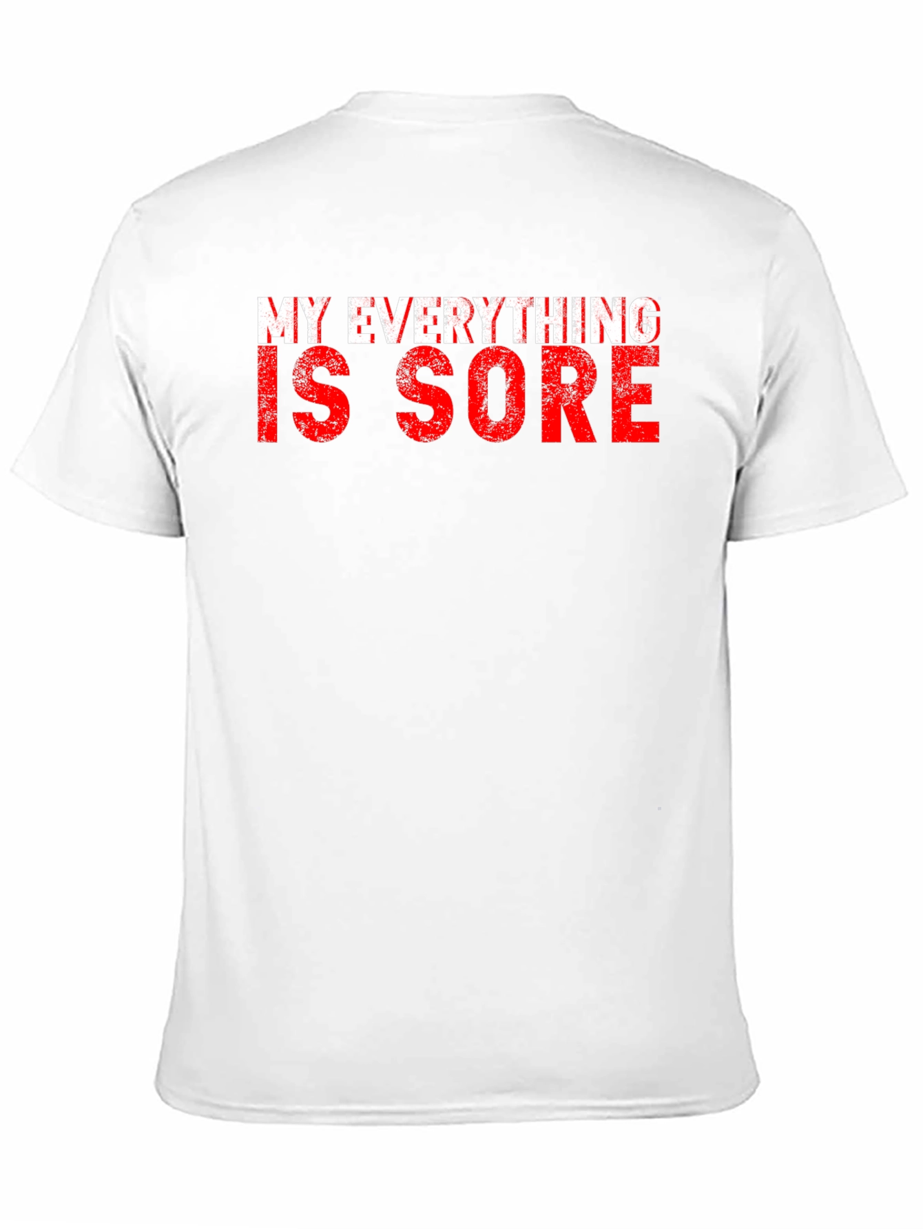 Black My Everything is Sore Black T-Shirt view 11