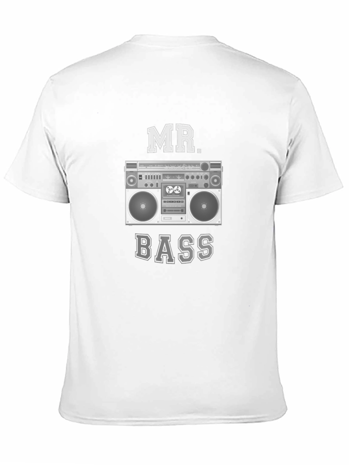 Black Mr. Bass Boombox Graphic Tee view 11