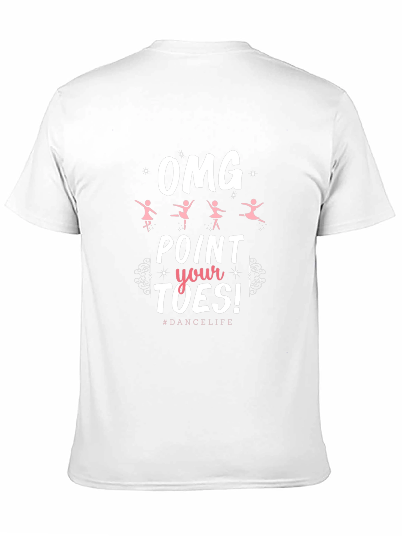 Black OMG Point Your Toes Dance T-Shirt view 11