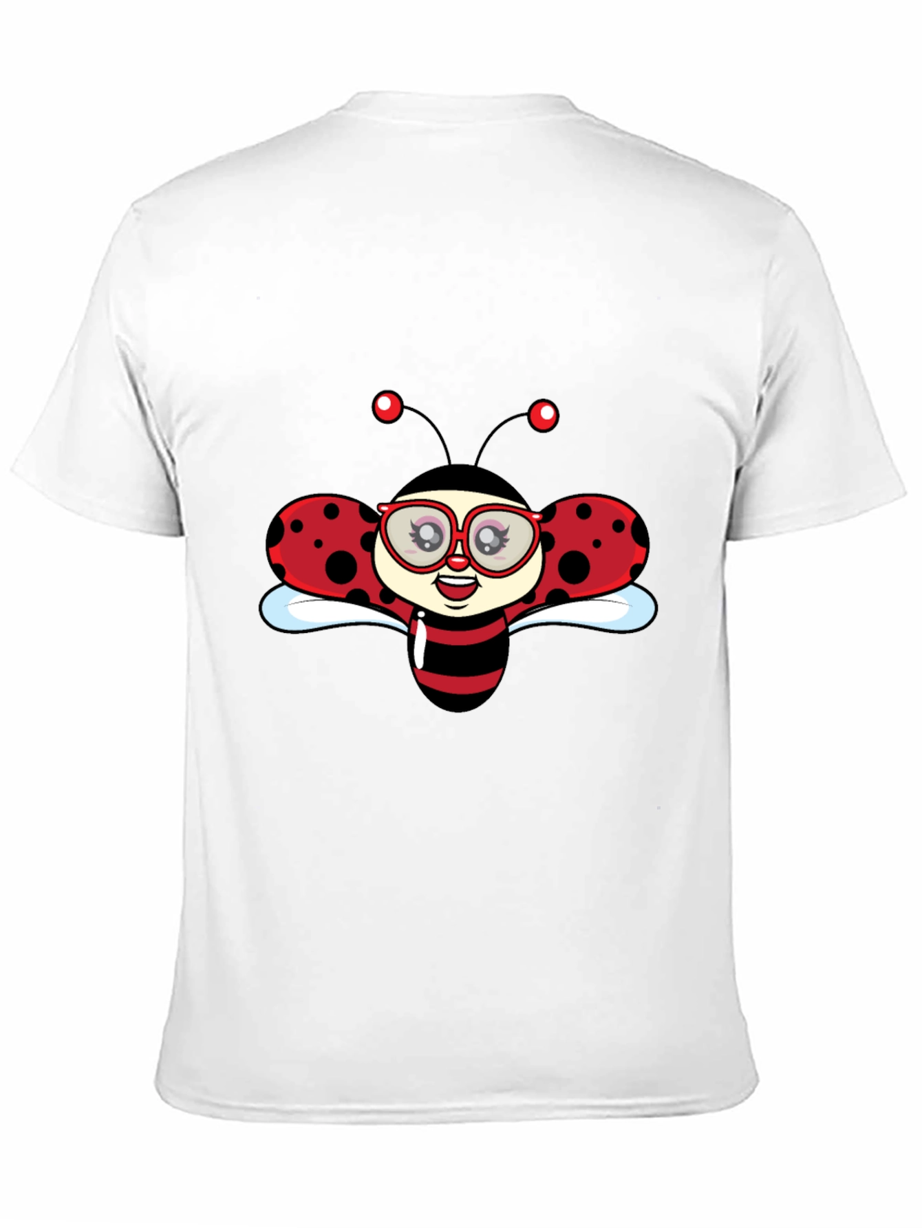 Black Ladybug Graphic Black T-Shirt view 11