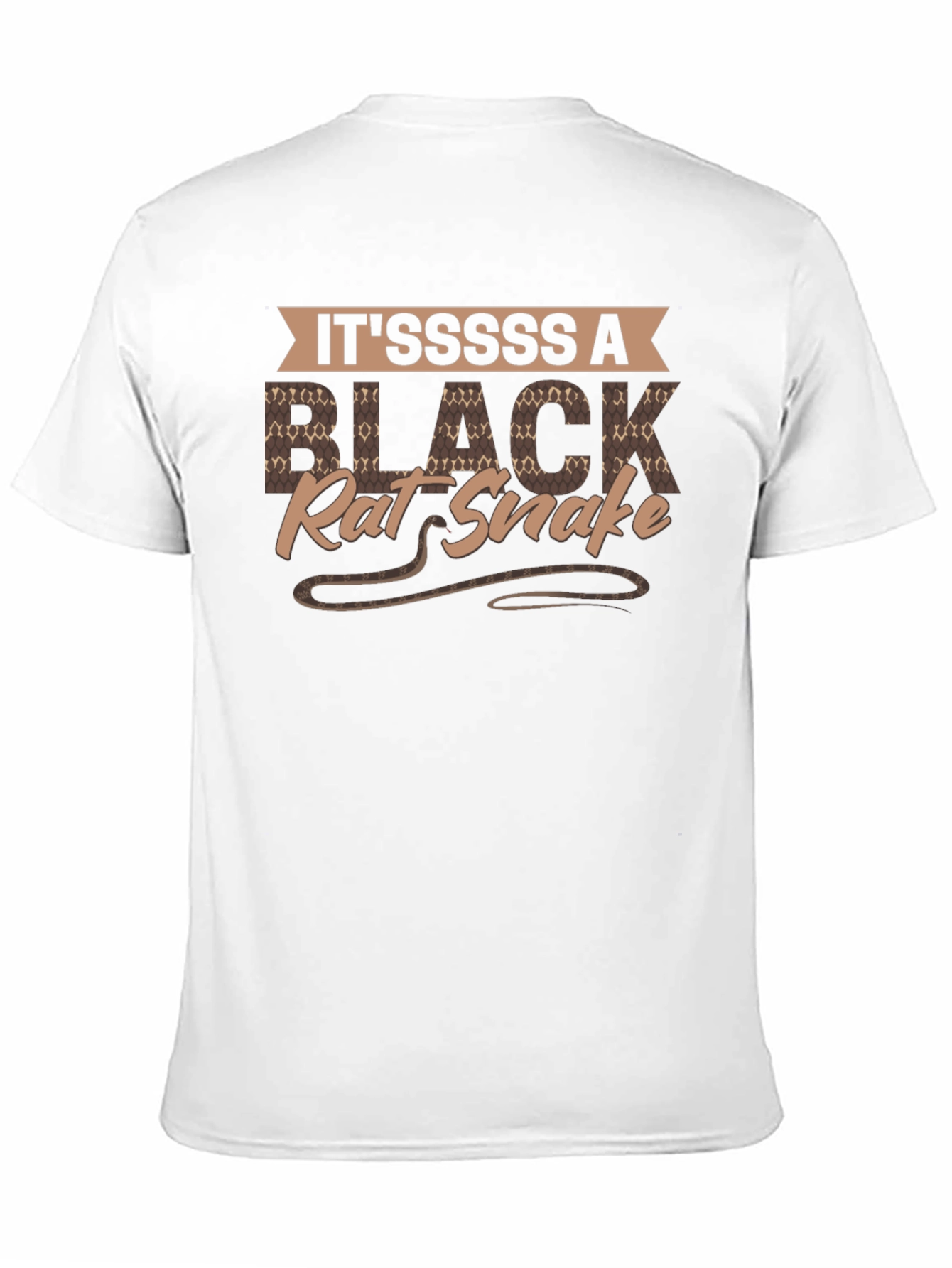 Black It'sssss A Black Rat Snake T-Shirt view 11