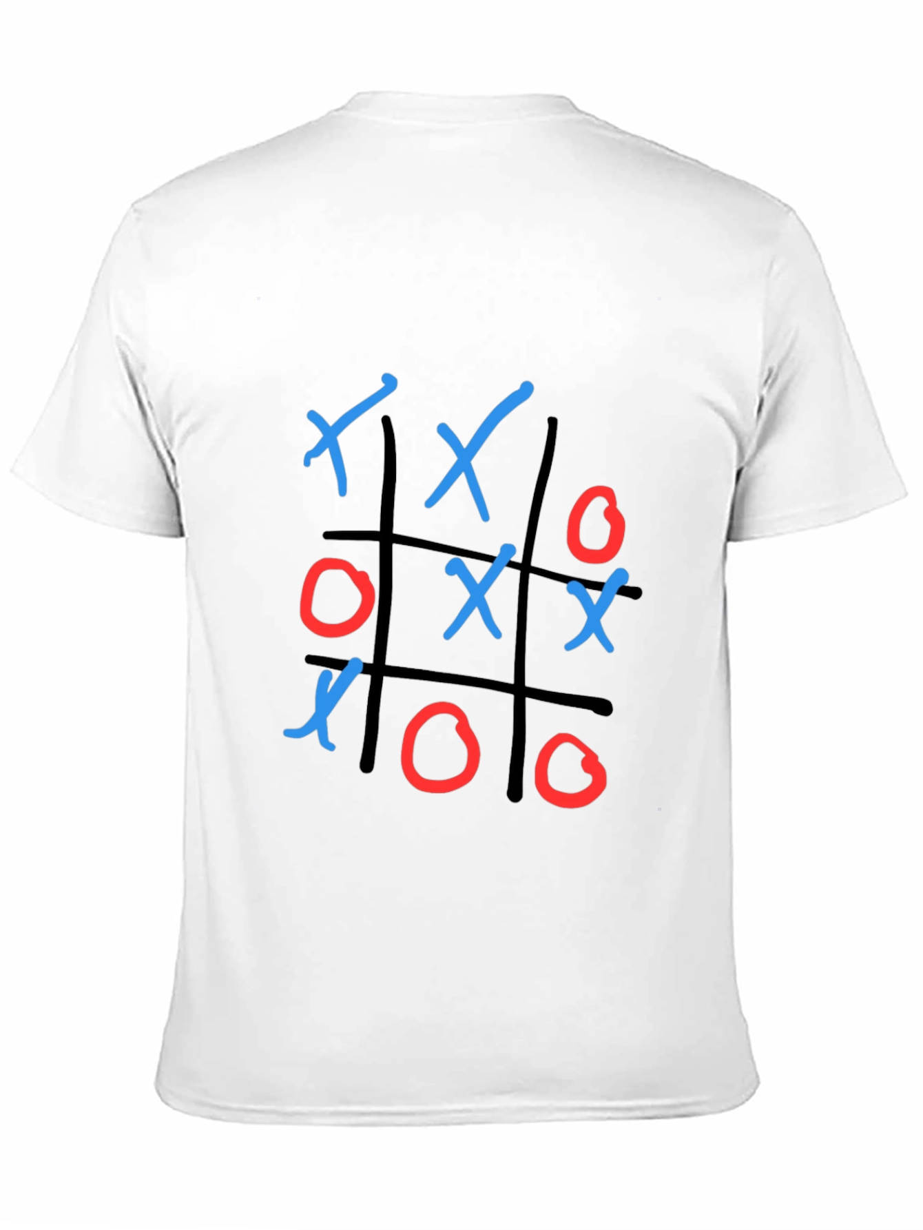 Black Tic Tac Toe T-Shirt view 11