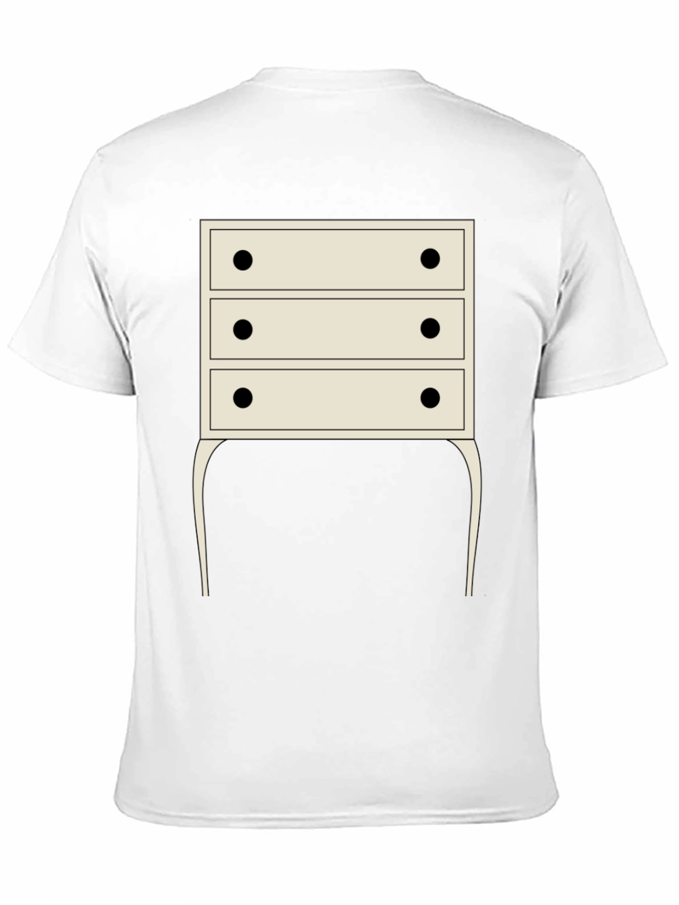 Black Drawer Dresser Graphic Tee - Unique Design view 11
