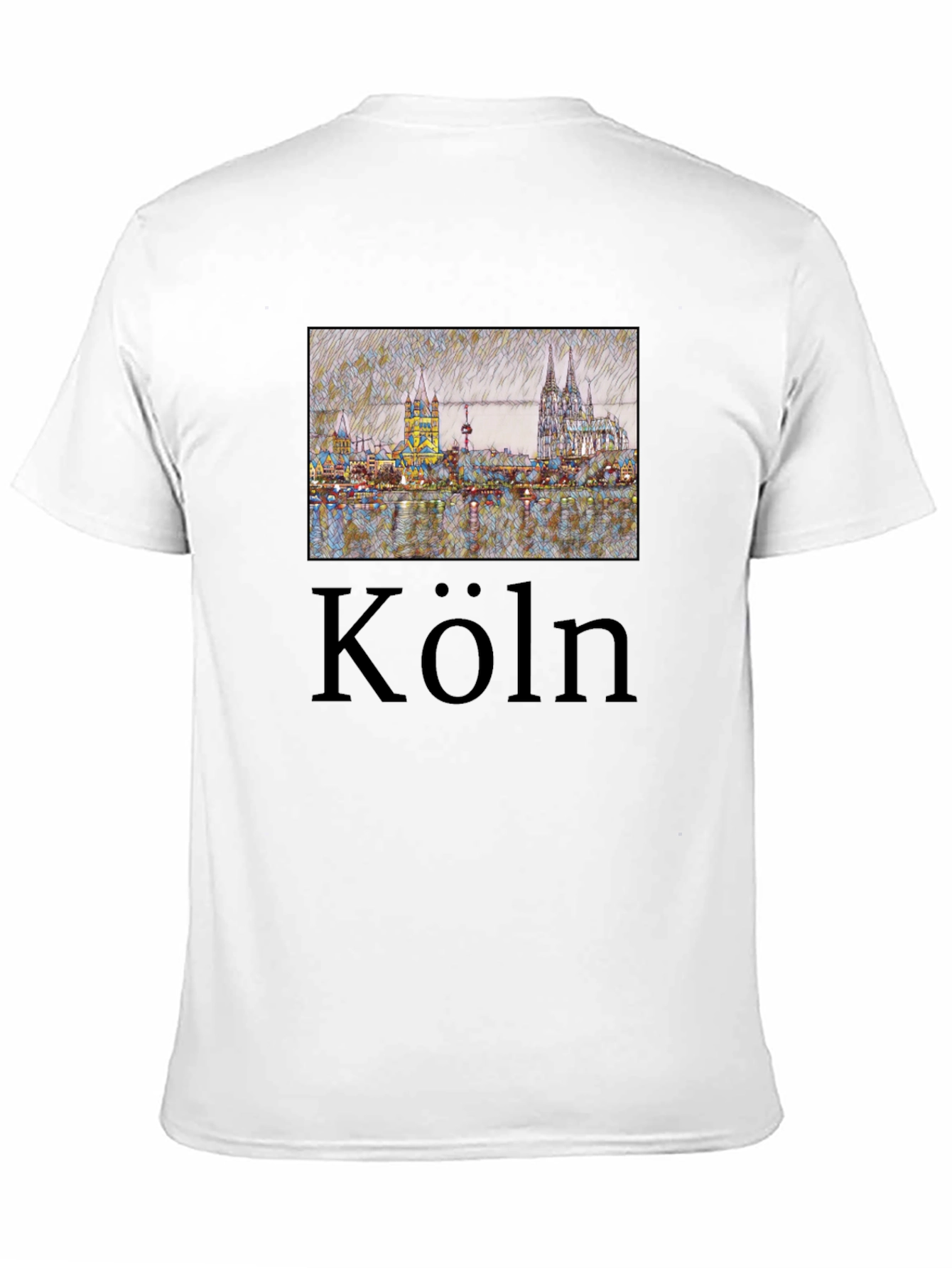 Cologne Skyline T-Shirt - Köln Germany Tee - 11