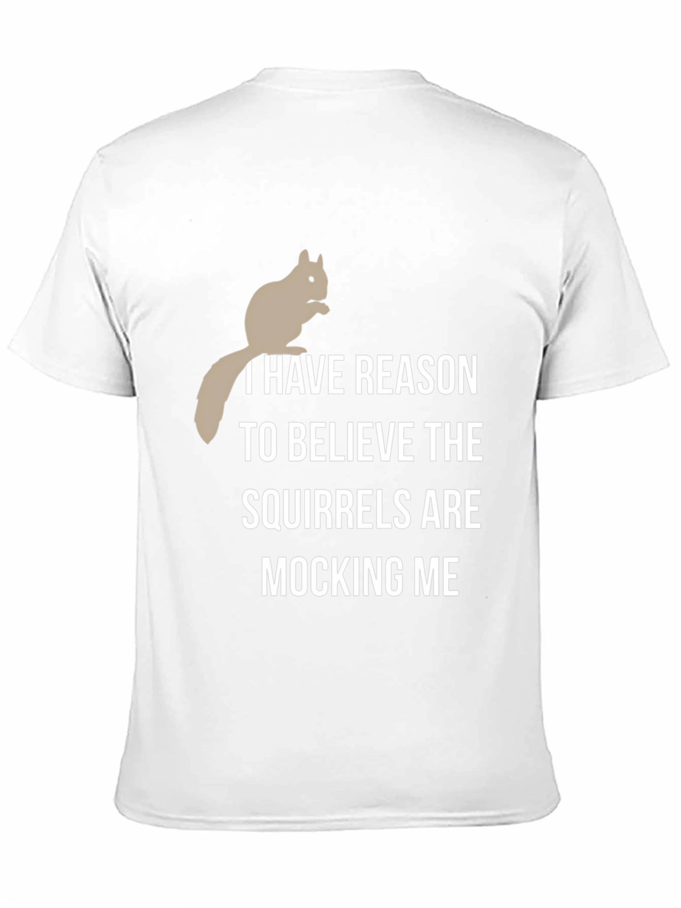 Black Squirrel Mocking T-Shirt - Humorous Graphic Tee view 11