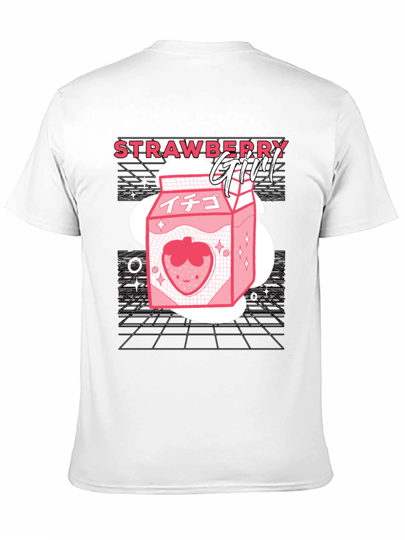 Black Strawberry Girl Graphic Tee - Anime Inspired view 11