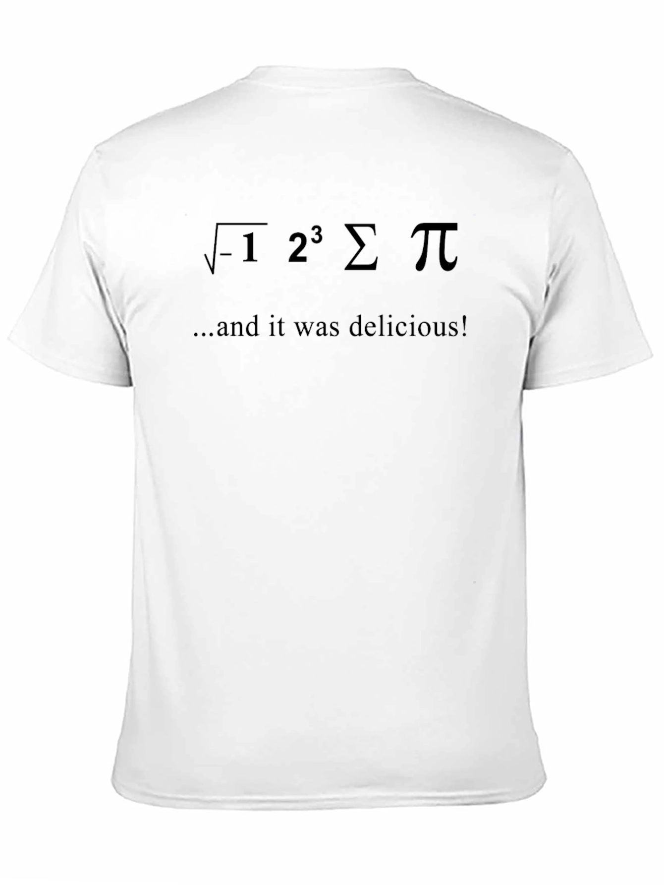 Black Math Humor T-Shirt: Imaginary Number & Pi view 11