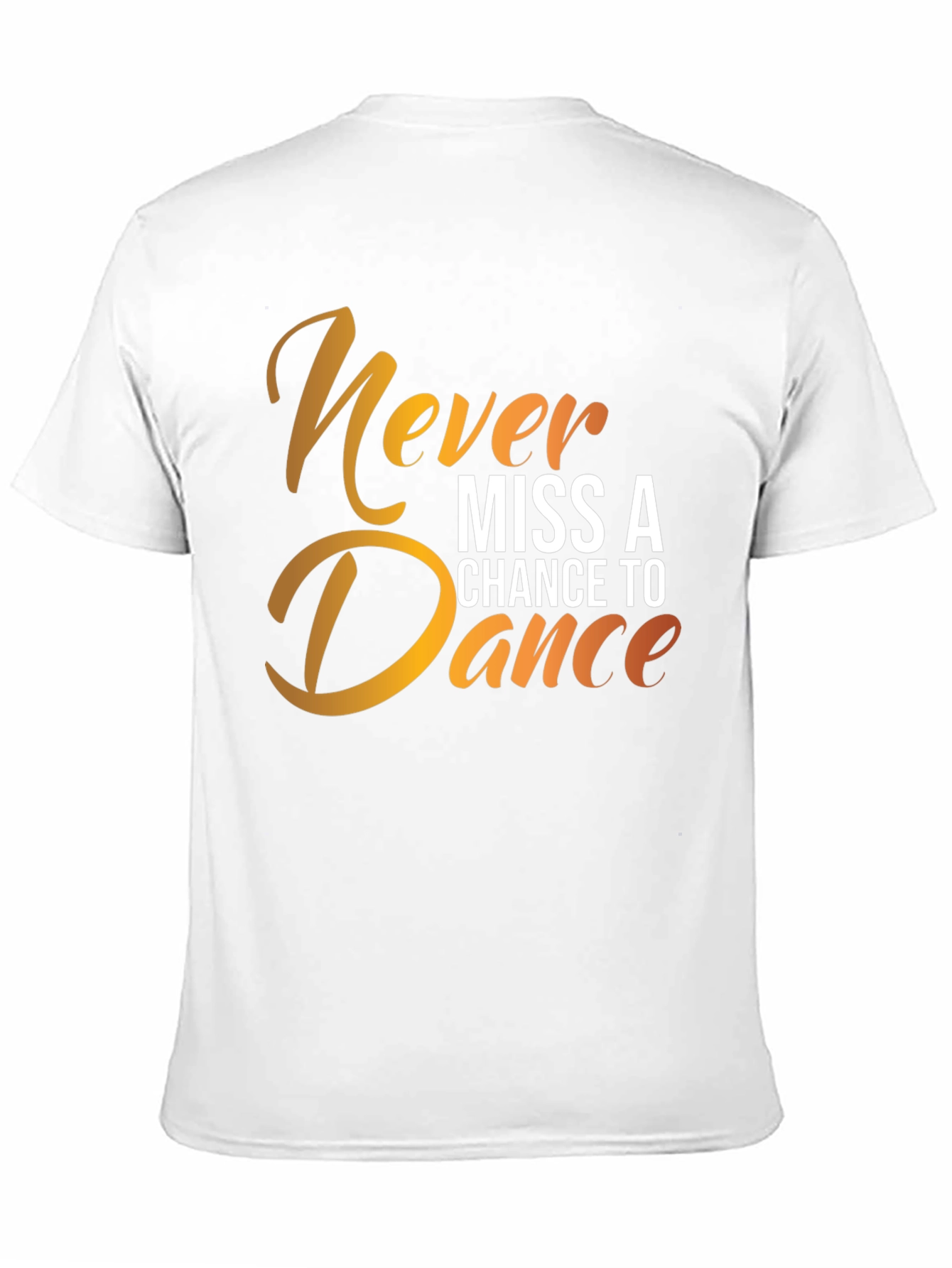 Black Never Miss a Chance to Dance Black T-Shirt view 11