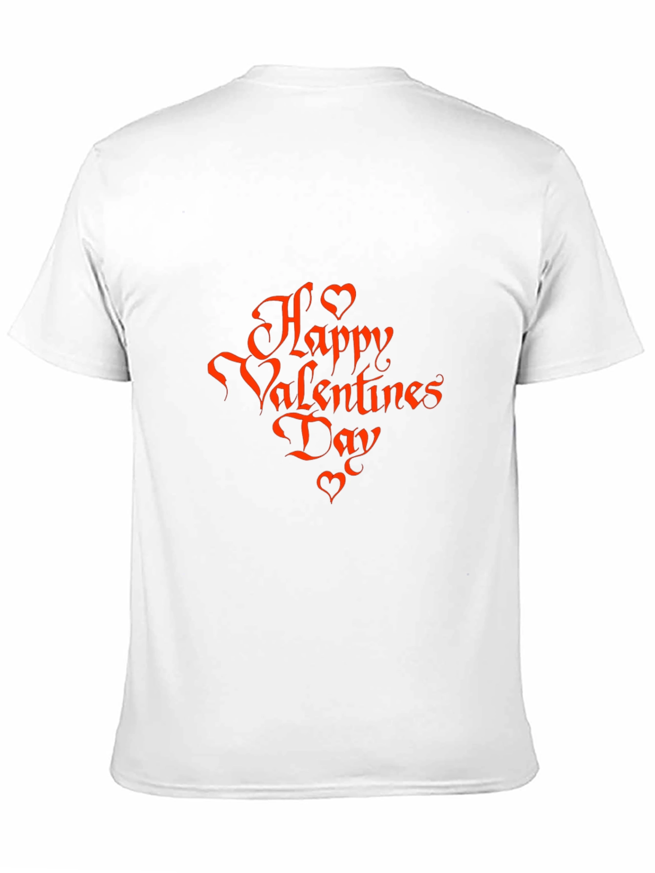 Black Happy Valentines Day Graphic Tee - Black view 11