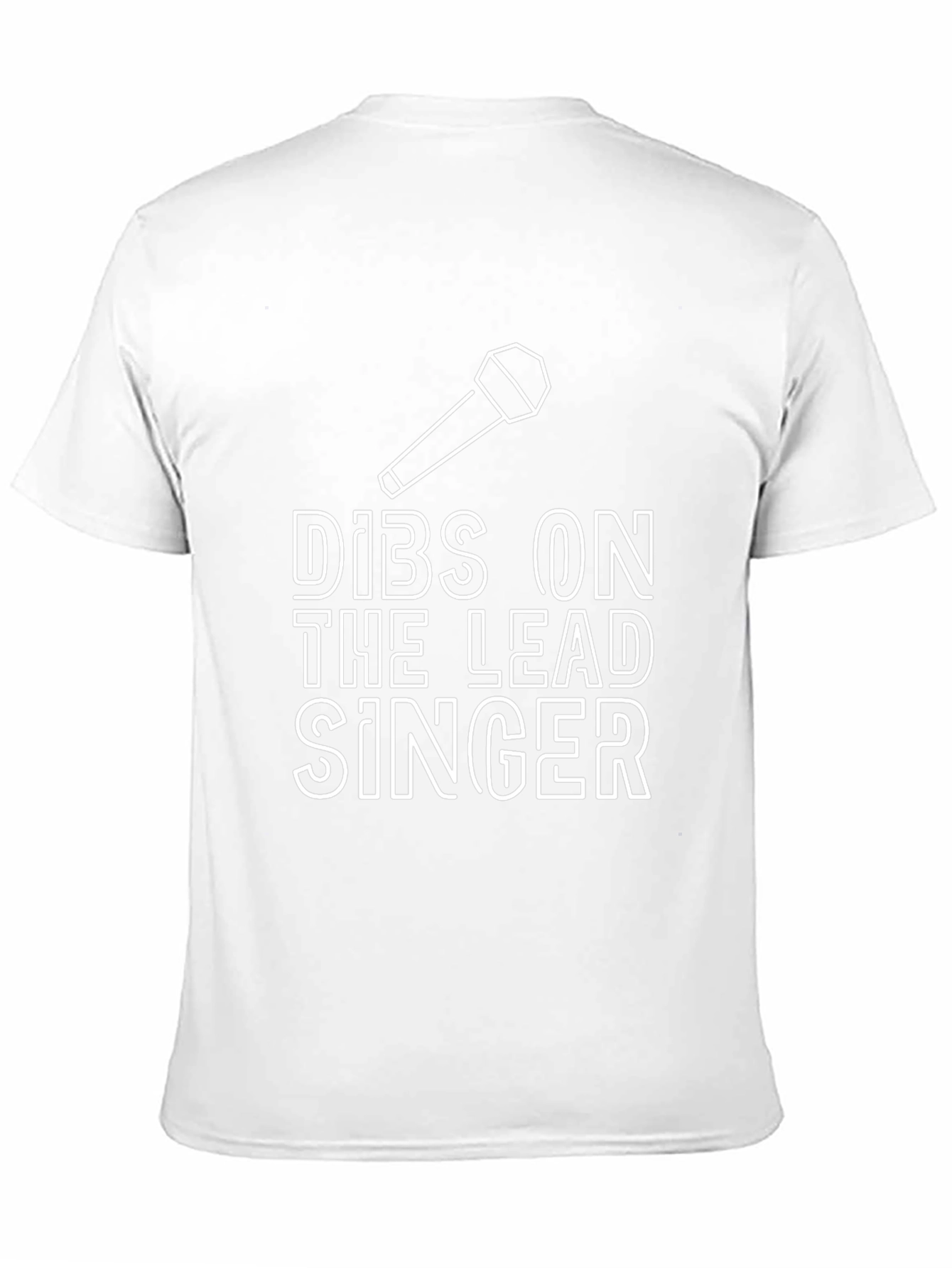 Black Dibs on the Lead Singer Graphic T-Shirt view 11