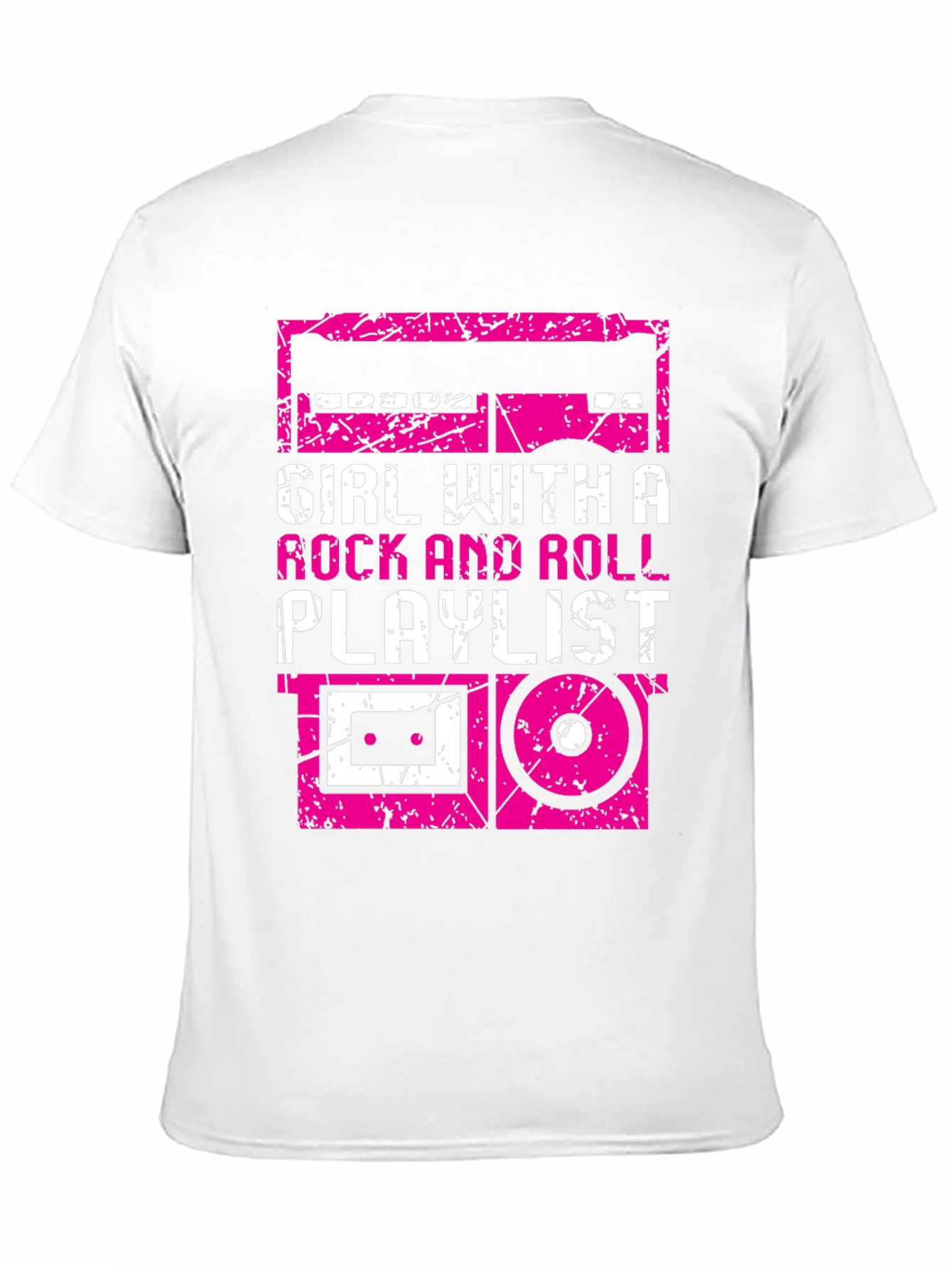 Black Rock and Roll Playlist T-Shirt view 11